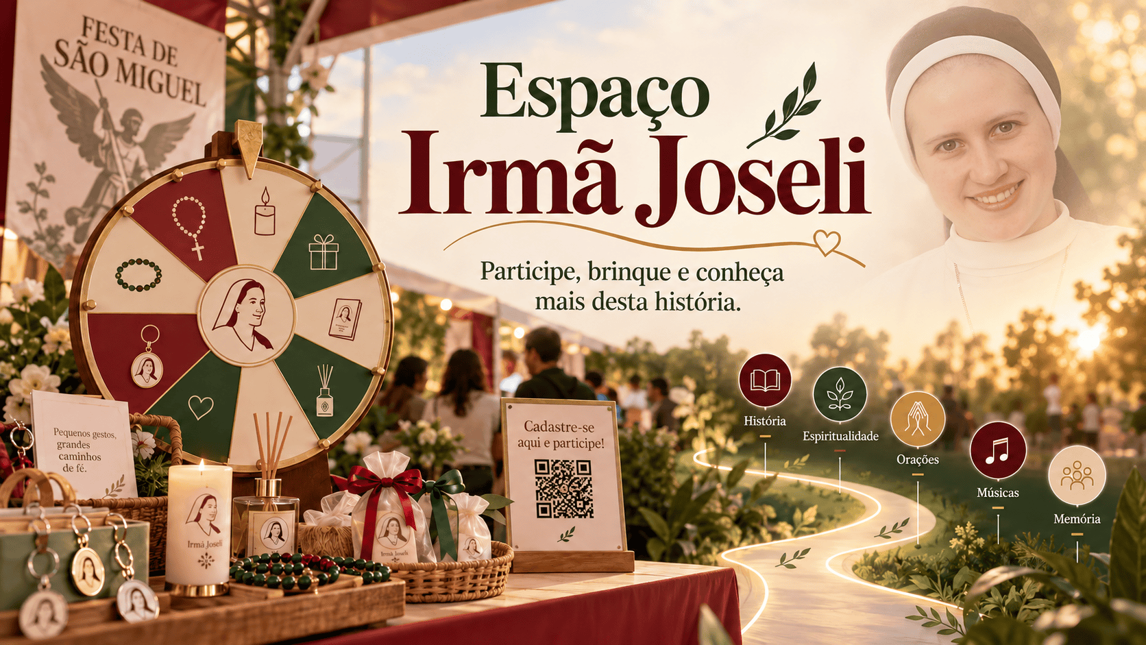 Espaço Irmã Joseli ganha nova experiência durante a Festa de São Miguel Arcanjo
